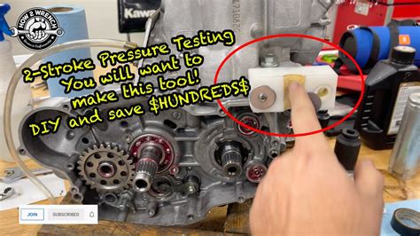 2 stroke crankcase pressure testing